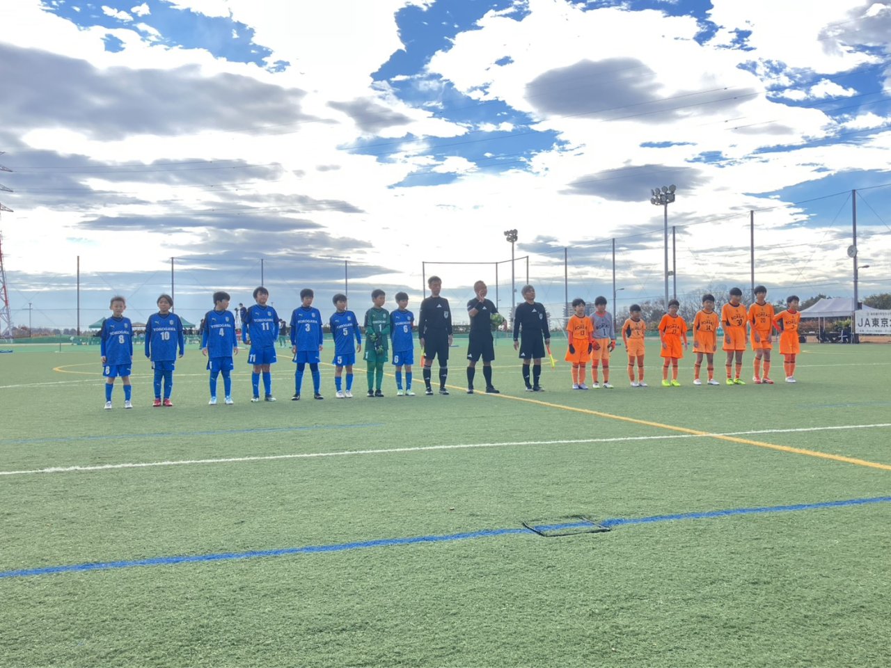 JA東京カップ 第37回 東京都5年⽣サッカー⼤会 東京都中央⼤会2次予選リーグ 第1節